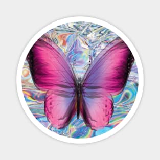 Polaroid Butterfly Magnet